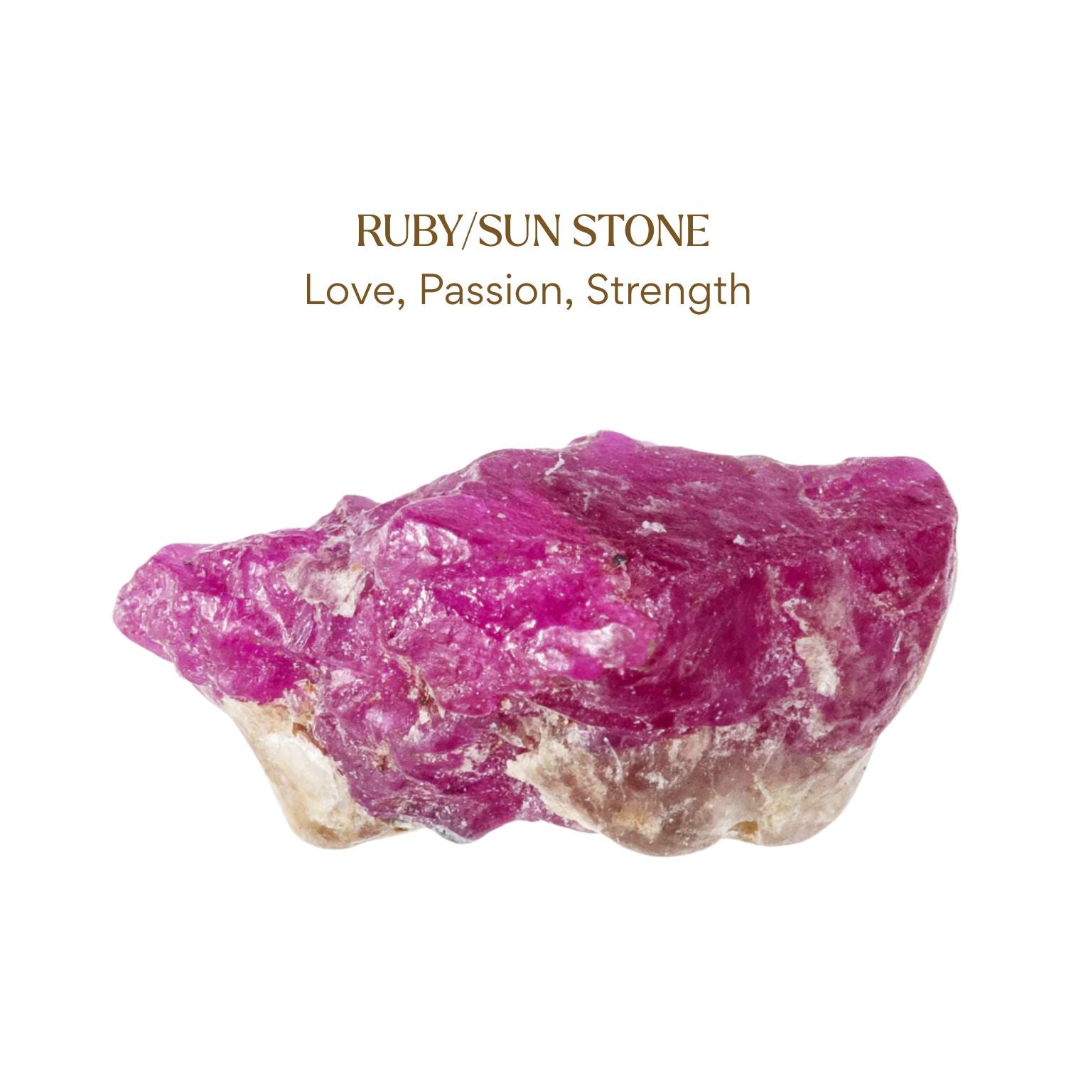 Elemental Birth Natural Sun Stone Stud Earrings