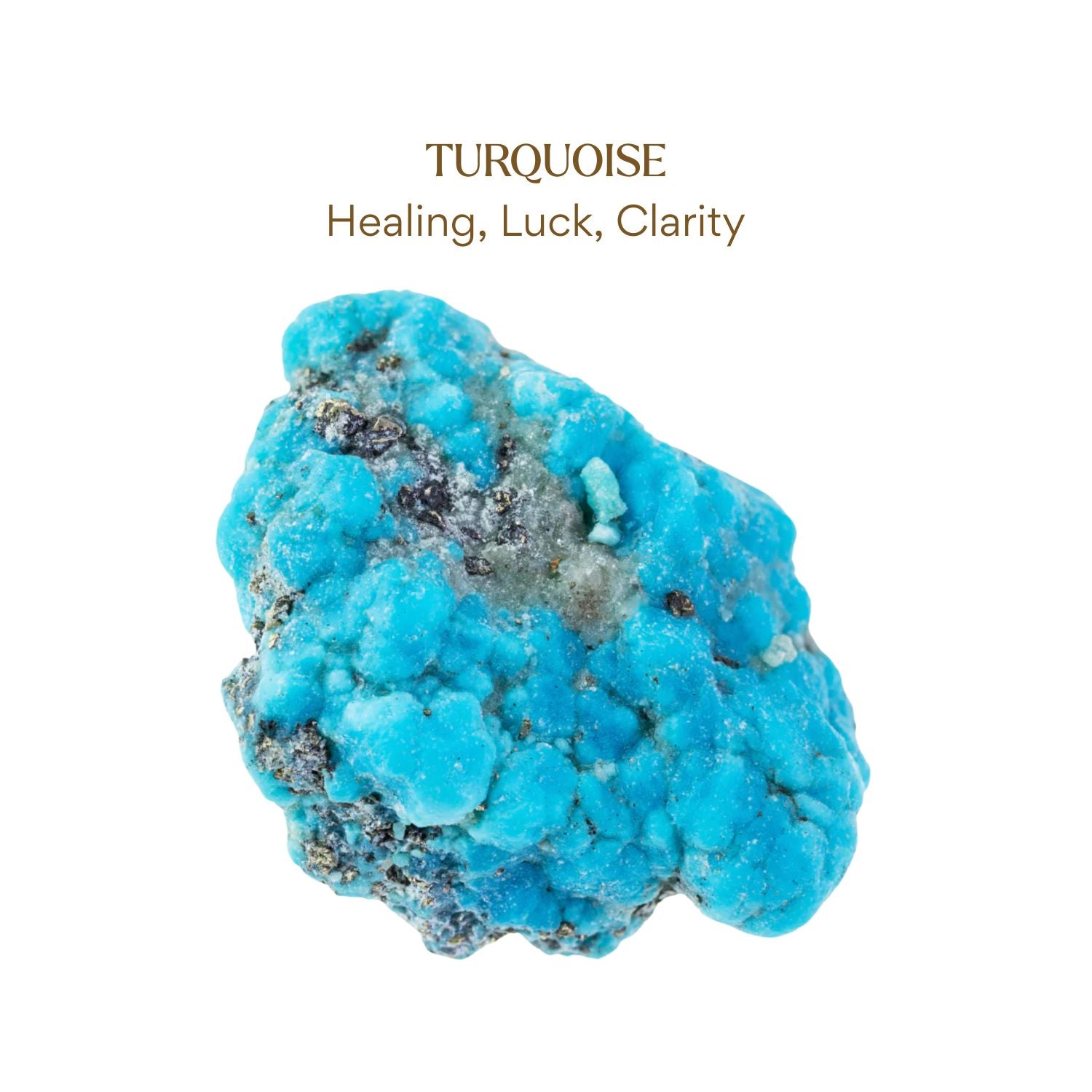 Elemental Birth Natural Turquoise Stud Earrings