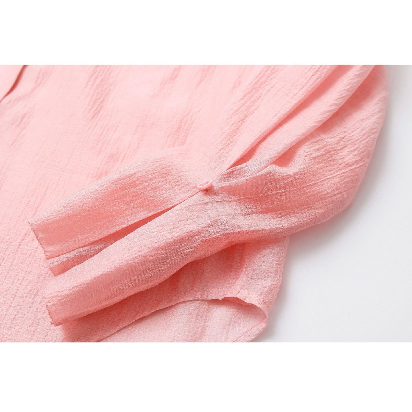 Pastel Pink Pleated Shirt