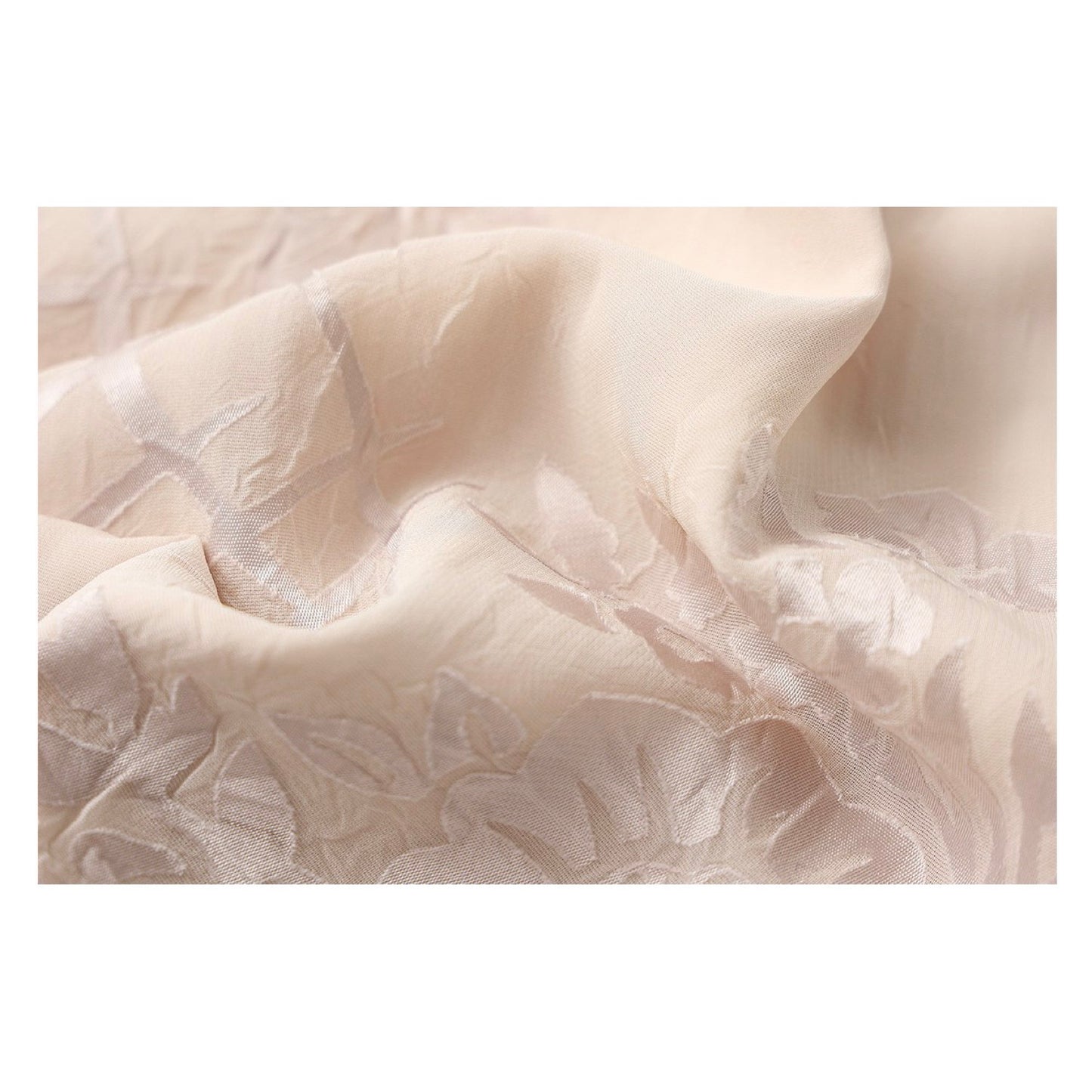 Embroidered Detail Floral Pull On Trousers in Champagne Beige