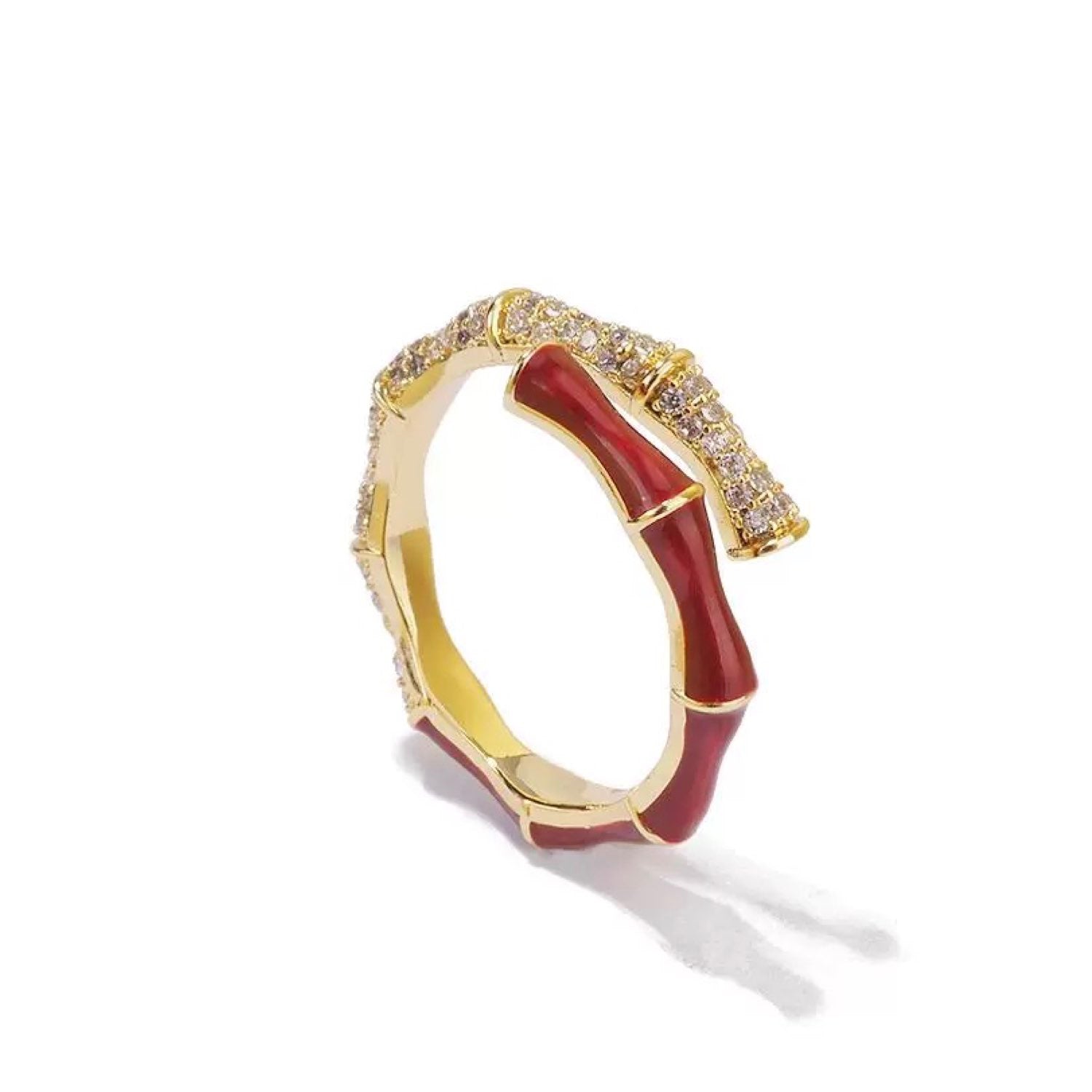 Bamboo Red Ring