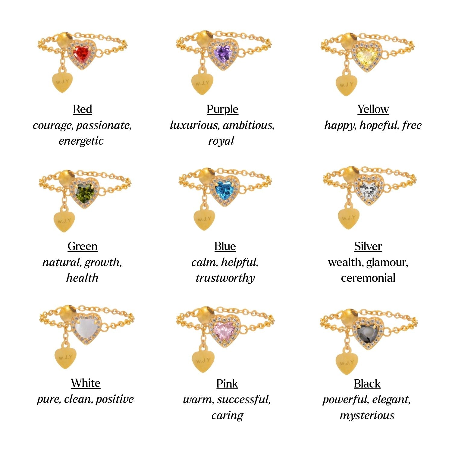 Peridot Birthstones Love Zipper Gold Ring