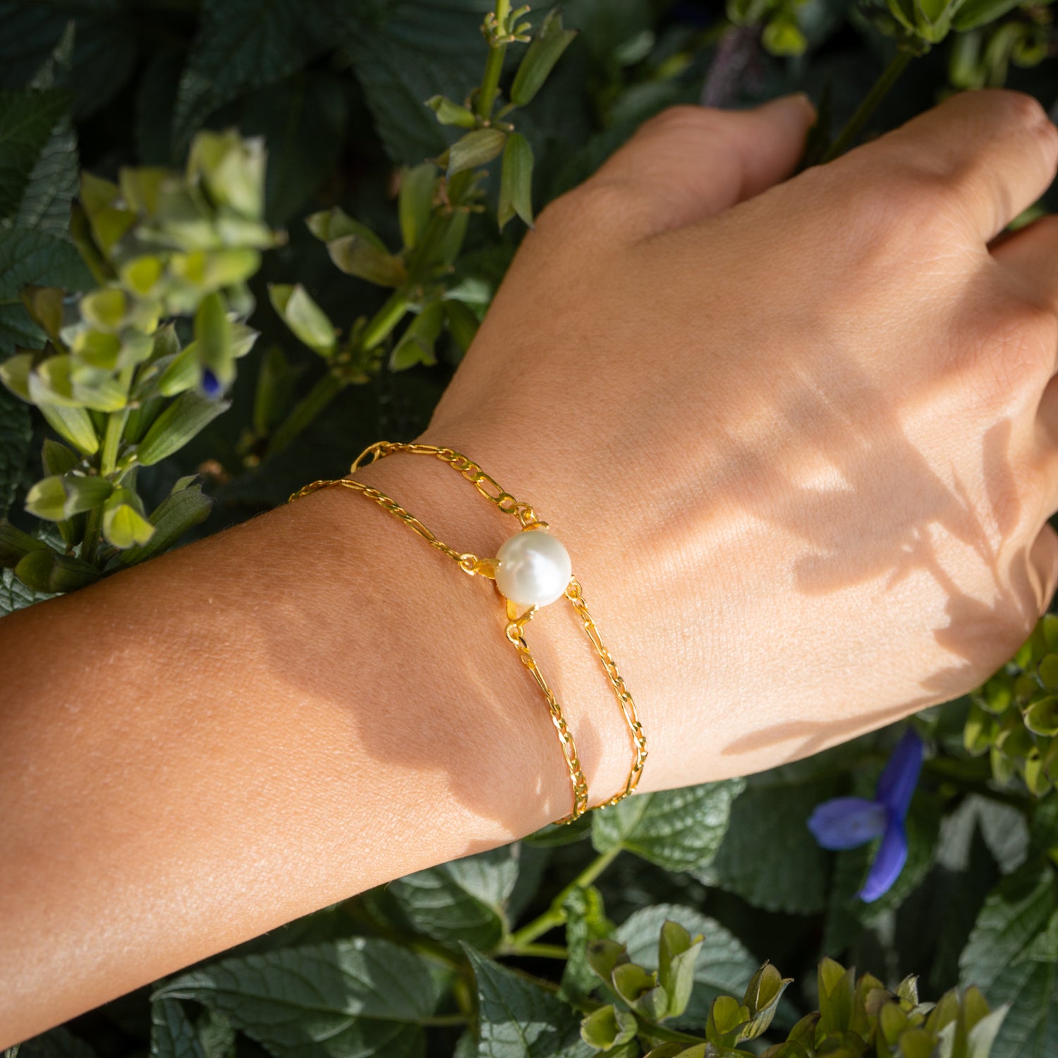Elemental Birth Natural Pearl Adjustable Bracelet