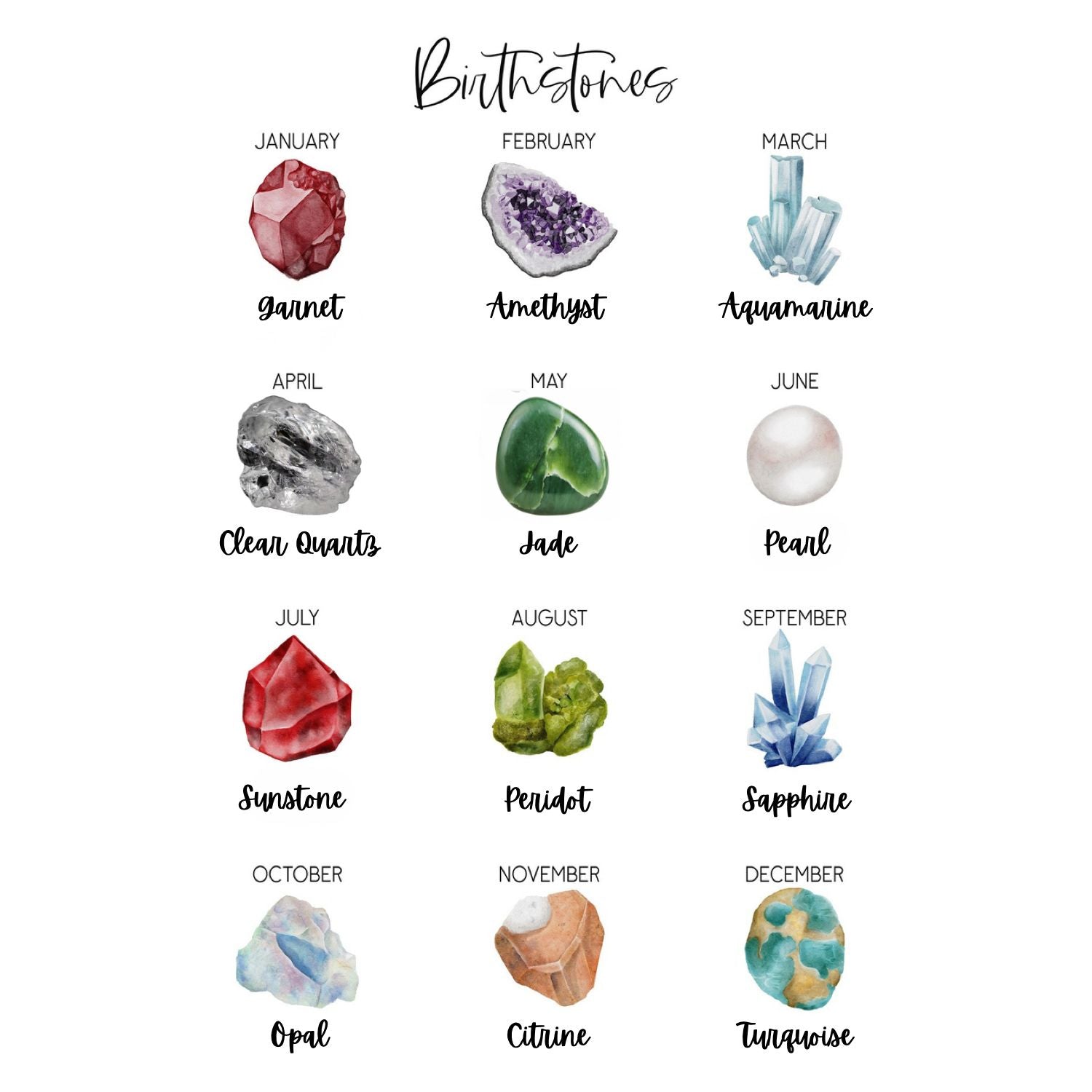 Elemental Birth Natural Jade Stud Earrings