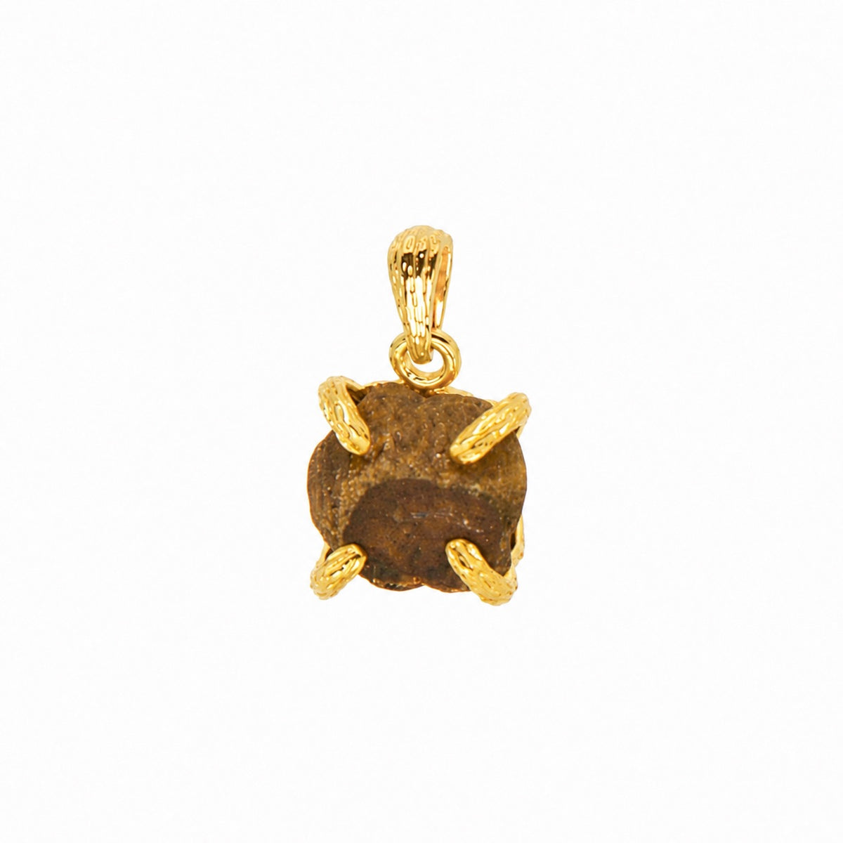 Elemental Birth Natural Tiger’s Eye Pendent Adjustable Necklace