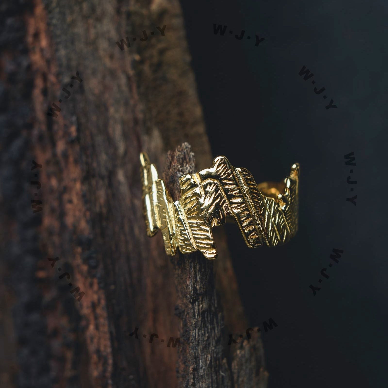 The Tree Memory Gold-plated Thin Ring