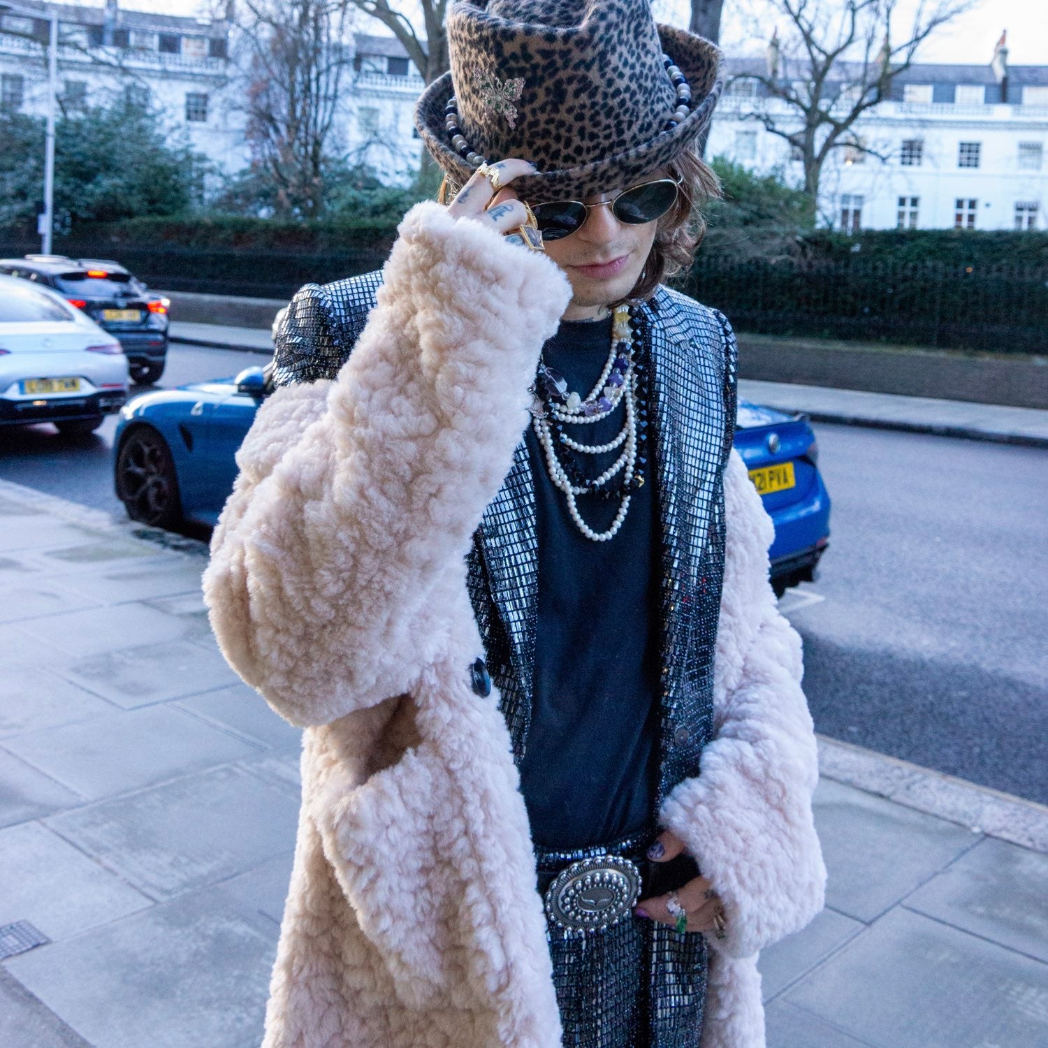 Eco-friendly Soft Sheet Fur Fox Long Coat Jacket Faux