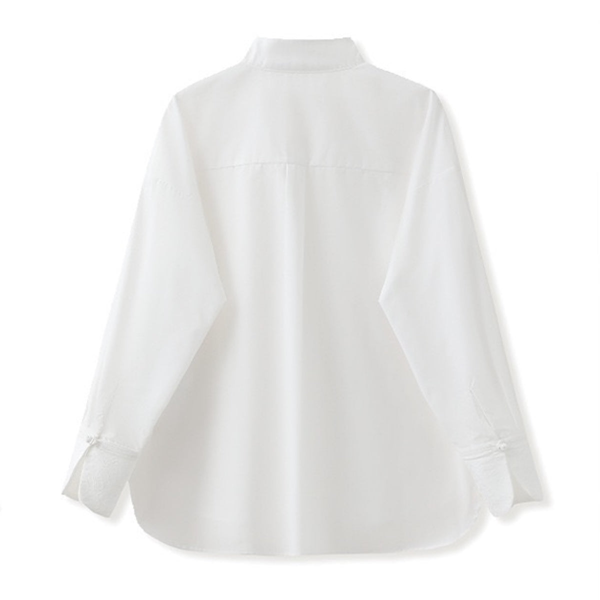 Embroidery Elegant Lance White Shirt