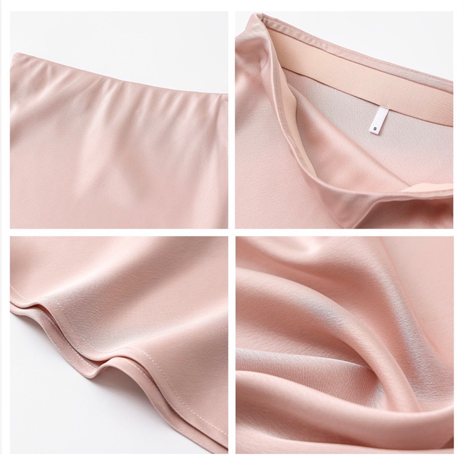 A-line Light Pink Midi Skirt Goes with Everything