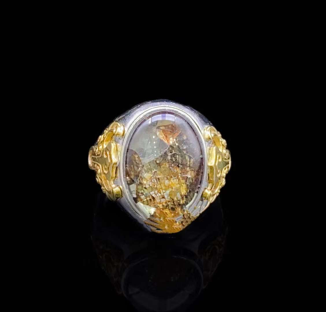 Citrine Eagle Ring