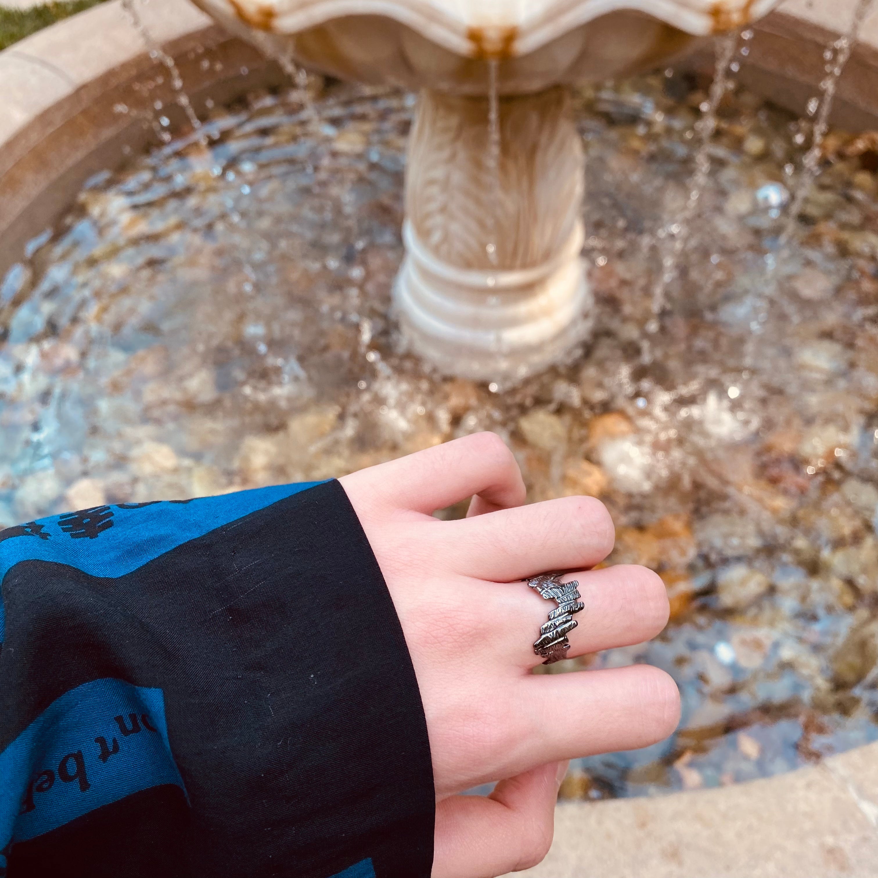 The Tree Memory Gold-plated Thin Ring