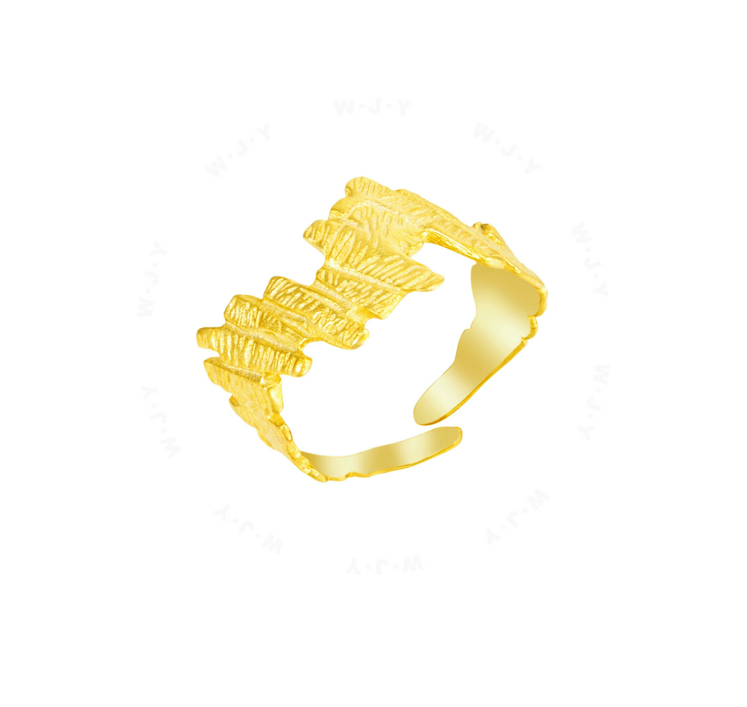 The Tree Memory Gold-plated Thin Ring