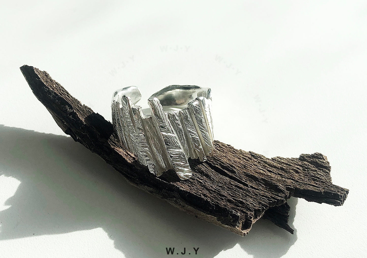 Natural Texture Bark Rings