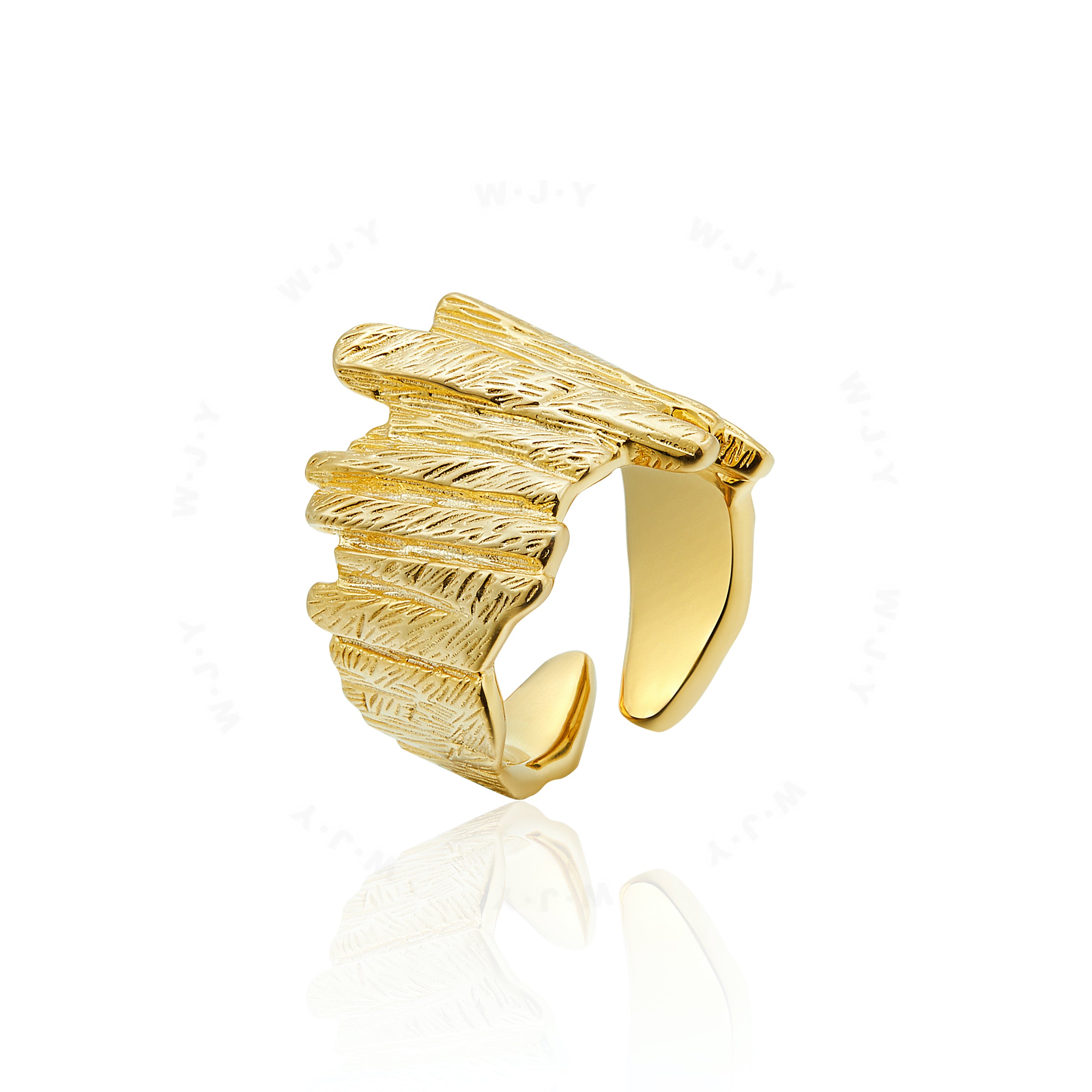 Natural Texture Bark Rings