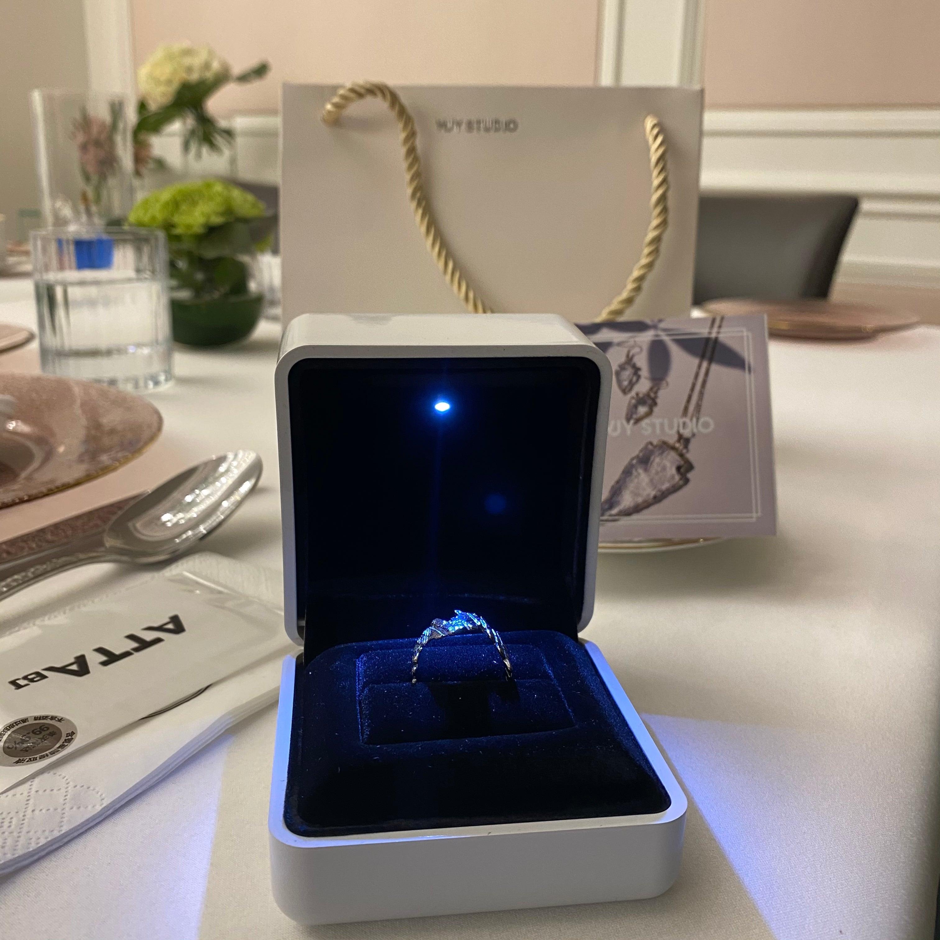 The Tree Memory Gold-plated Thin Ring