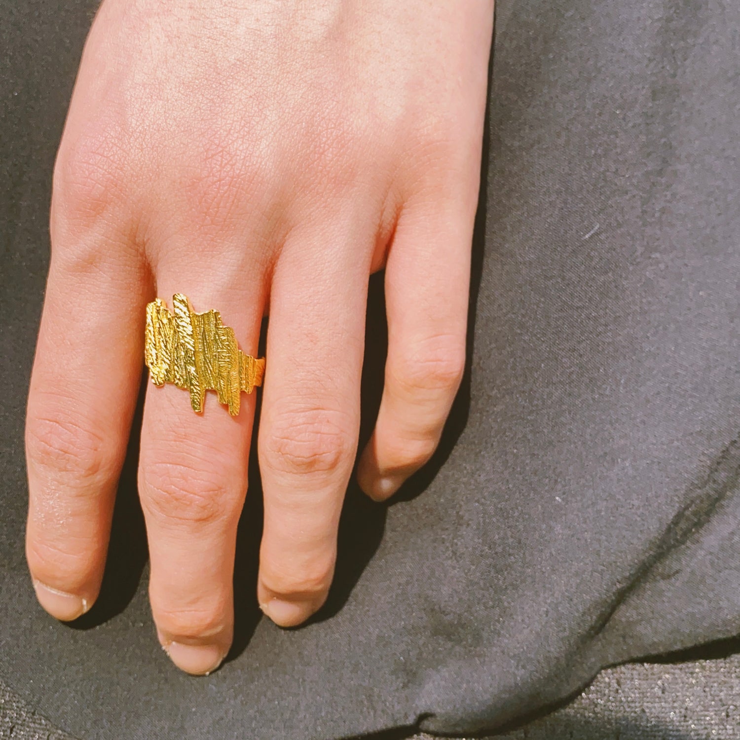 Natural Texture Bark Rings