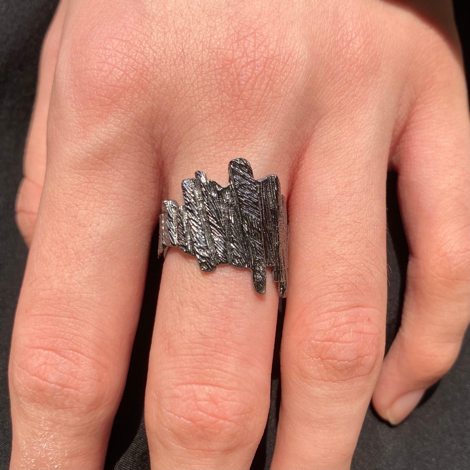 Natural Texture Bark Rings