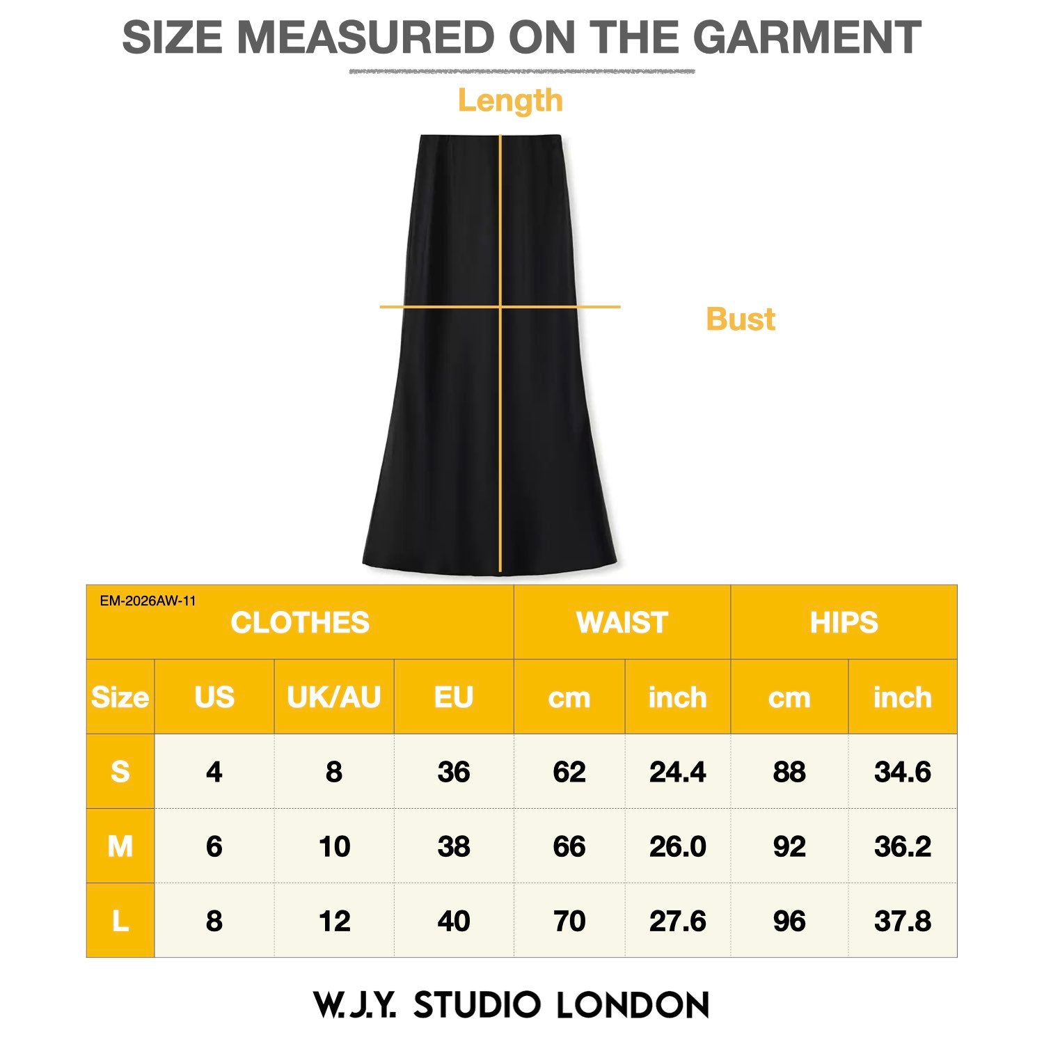 A-line Black Midi Skirt Goes with Everything