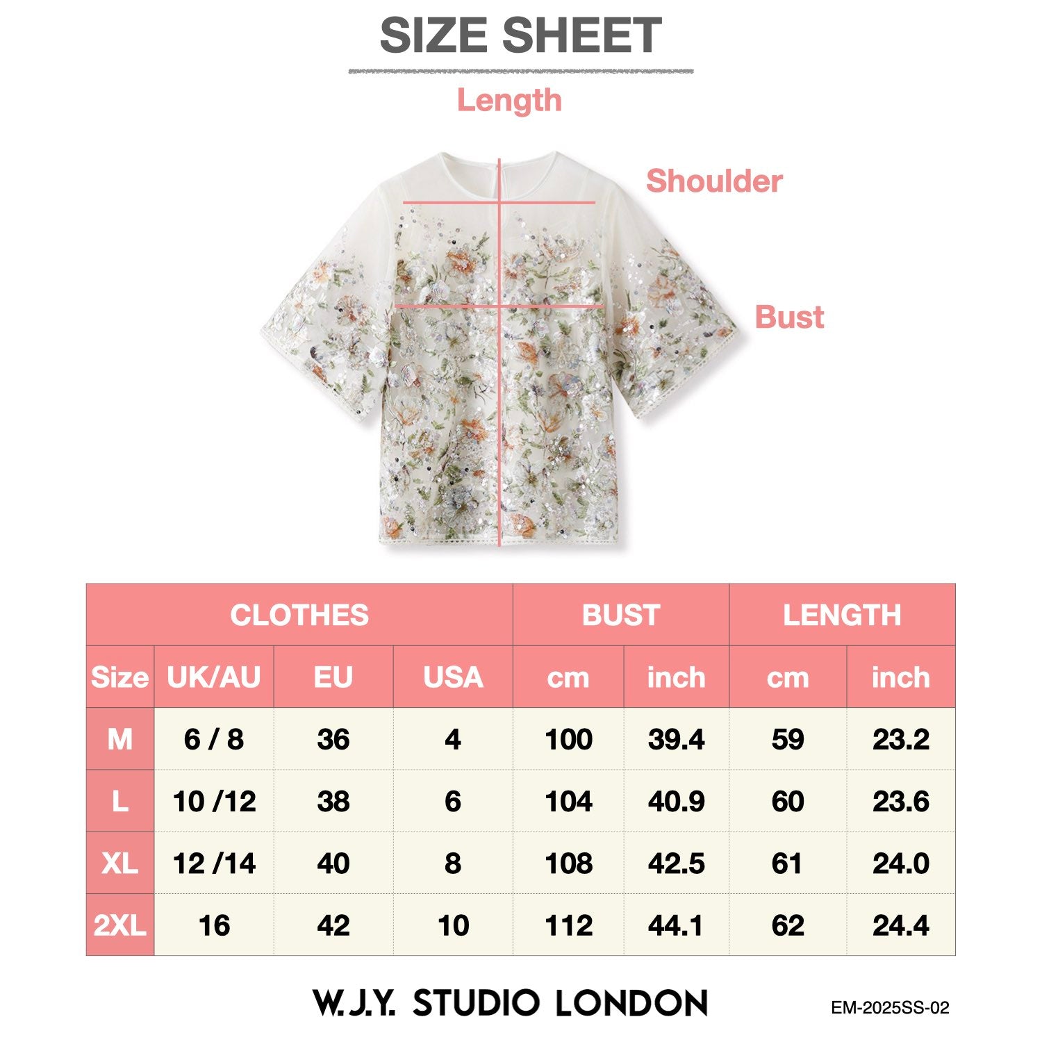 Embroidered Shirt White Floral Stylish Stitching Spring Summer