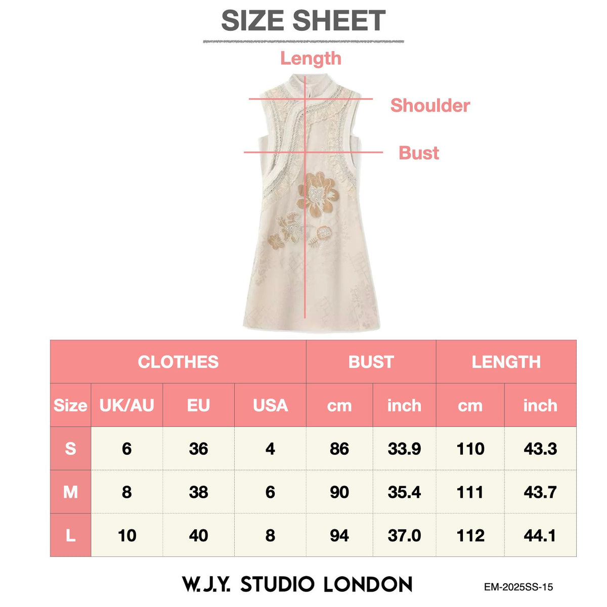 Beige Embroidered Floral Collar Vest & Skirt Co-Ord Set
