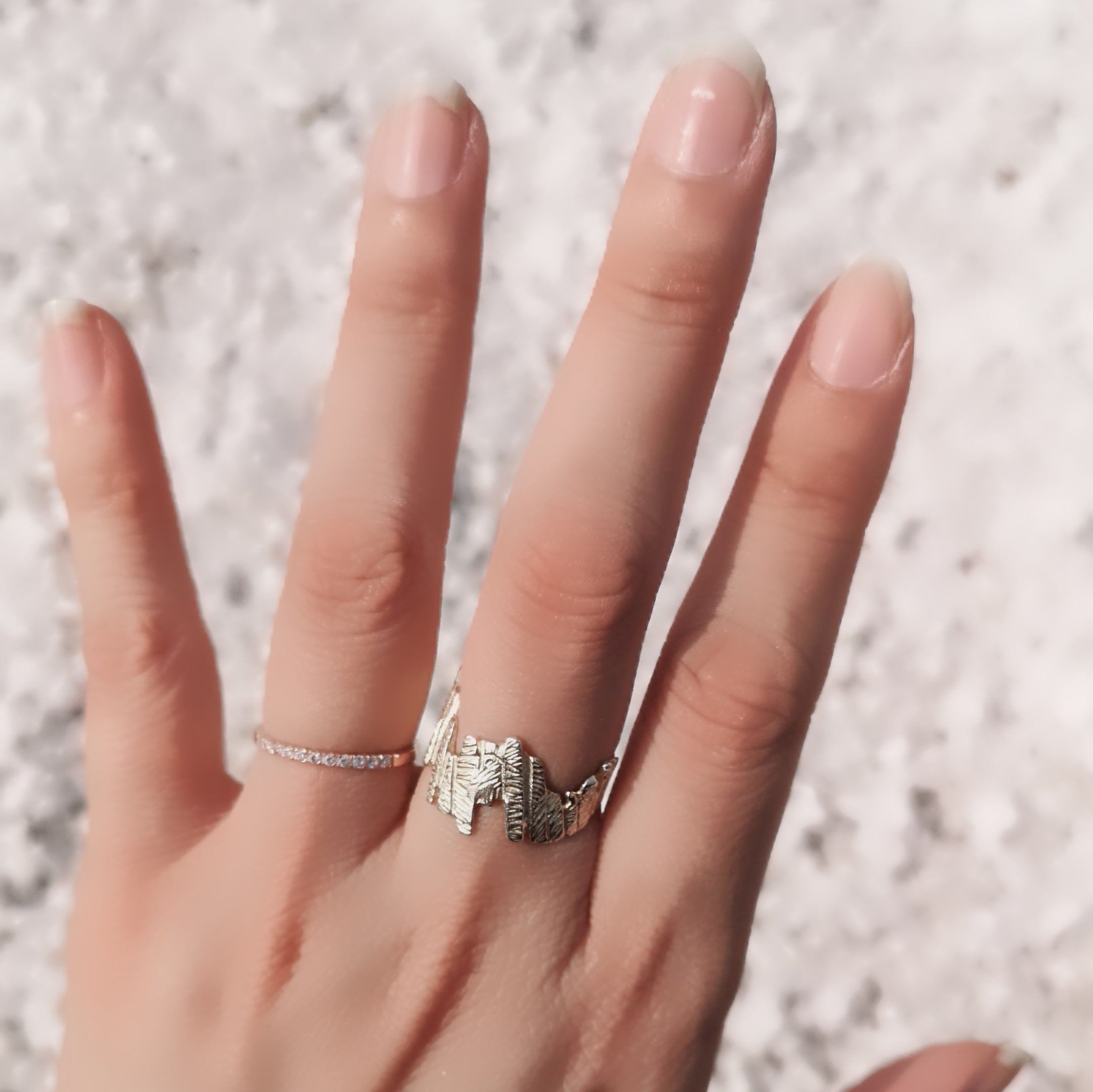 The Tree Memory Gold-plated Thin Ring