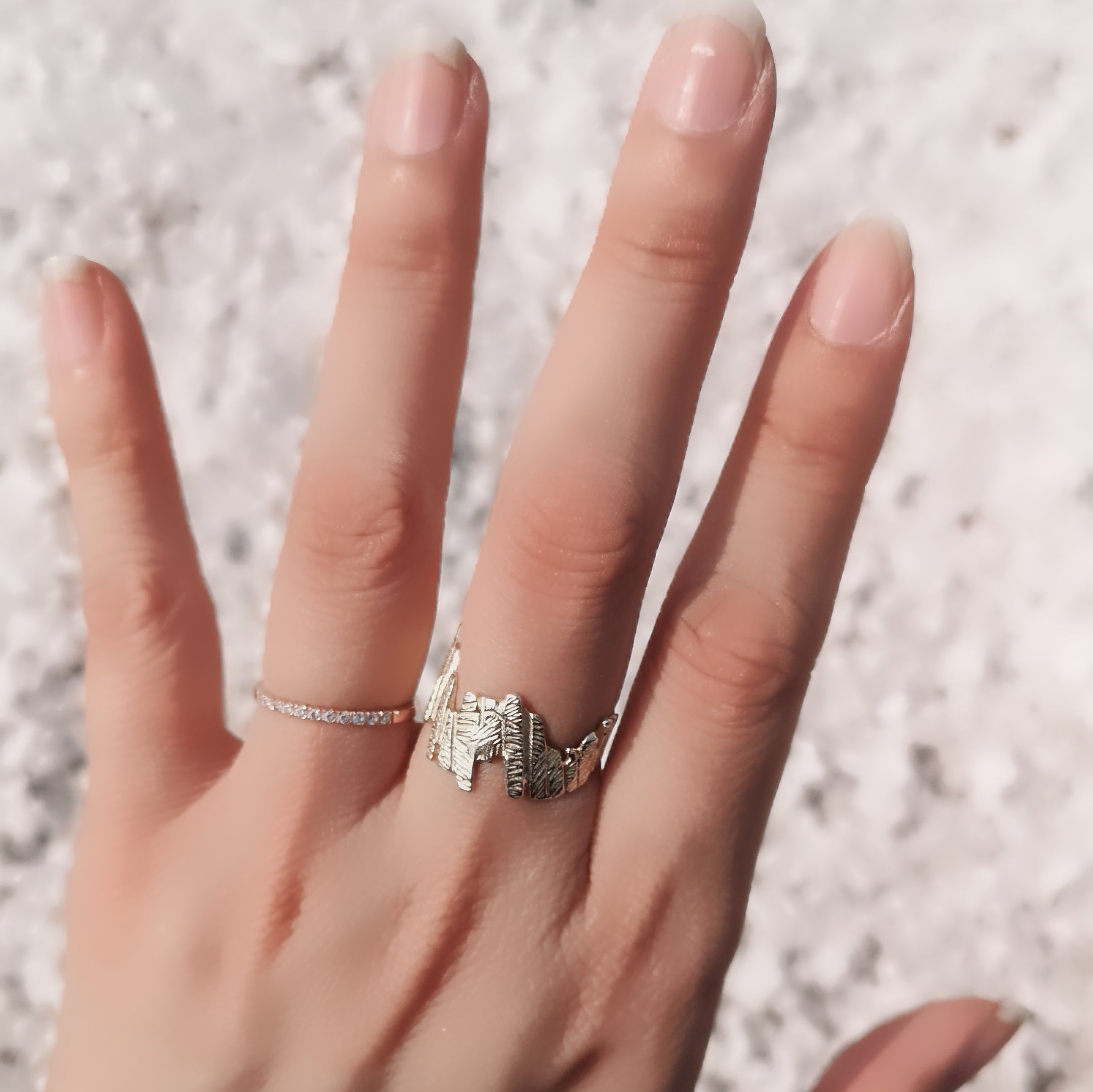 The Tree Memory Gold-plated Thin Ring
