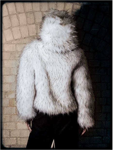 Galaxy Eco-friendly Faux Fur Coat