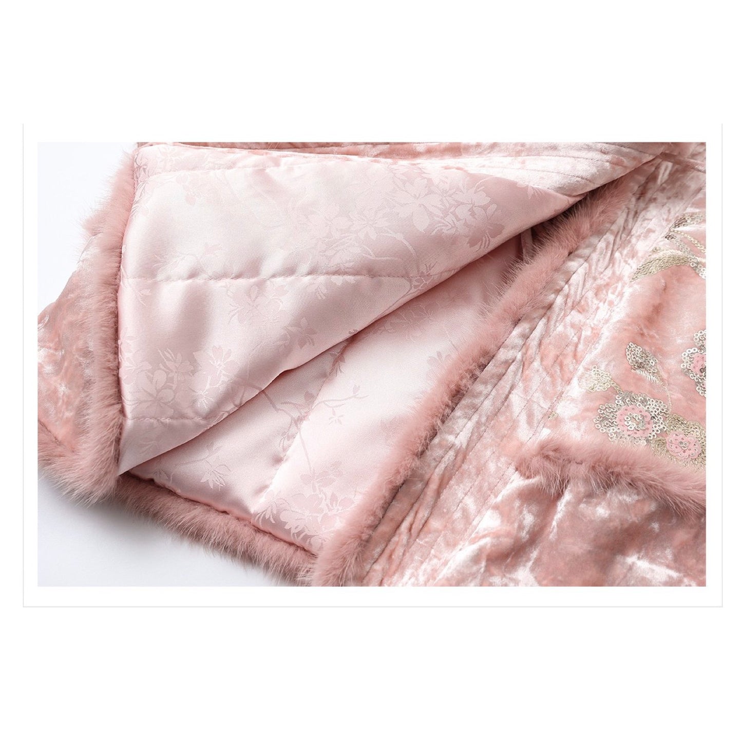 Embroidered Cardigan Jacket Floral Stylish Stitching Autumn Winter