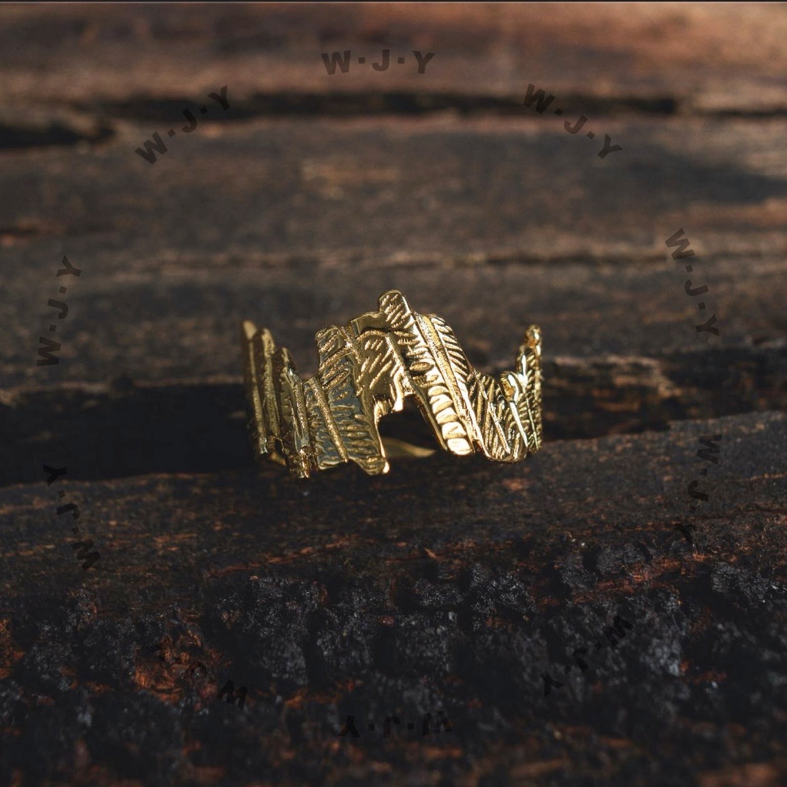 The Tree Memory Gold-plated Thin Ring