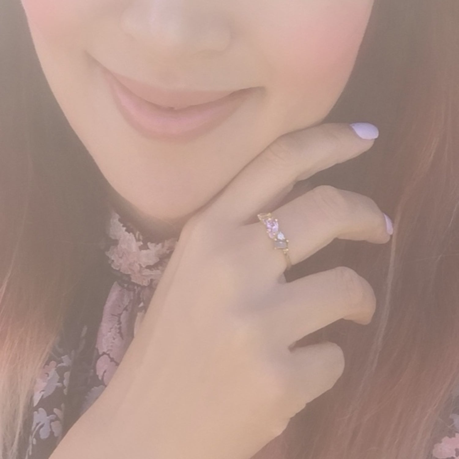 My Darling Five Colour Rainbow Ring