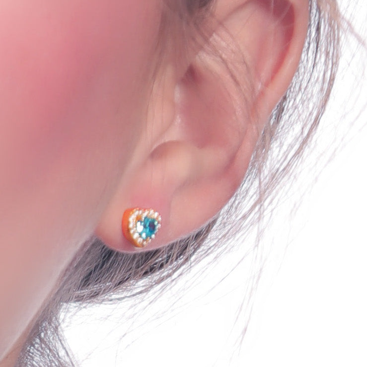 Love Heart 18K Gold-plated Earring
