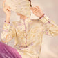 Embroidered Mulberry Silk Elegant Shirt