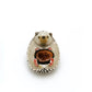 Hedgehog Crystal Cave Pendant Necklace / Brooch