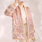 Embroidered Cardigan Jacket Floral Stylish Stitching Autumn Winter