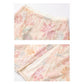 Pastel Floral Embroidered Detail Top