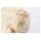 Embroidered Cream Yellow Lace Floral Wedding/ Vacation Dress
