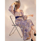 Bamboo Slim-Fit Jacquard Silk Dress