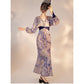 Bamboo Slim-Fit Jacquard Silk Dress