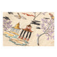Embroidered Oriental Style Painting Stitching Short Coat All Seasons