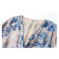 Bamboo Slim-Fit Jacquard Silk Dress