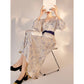 Porcelain Slim-Fit Silk Maxi Dress