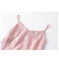 Slim-Fit Silk Pink Long Dress