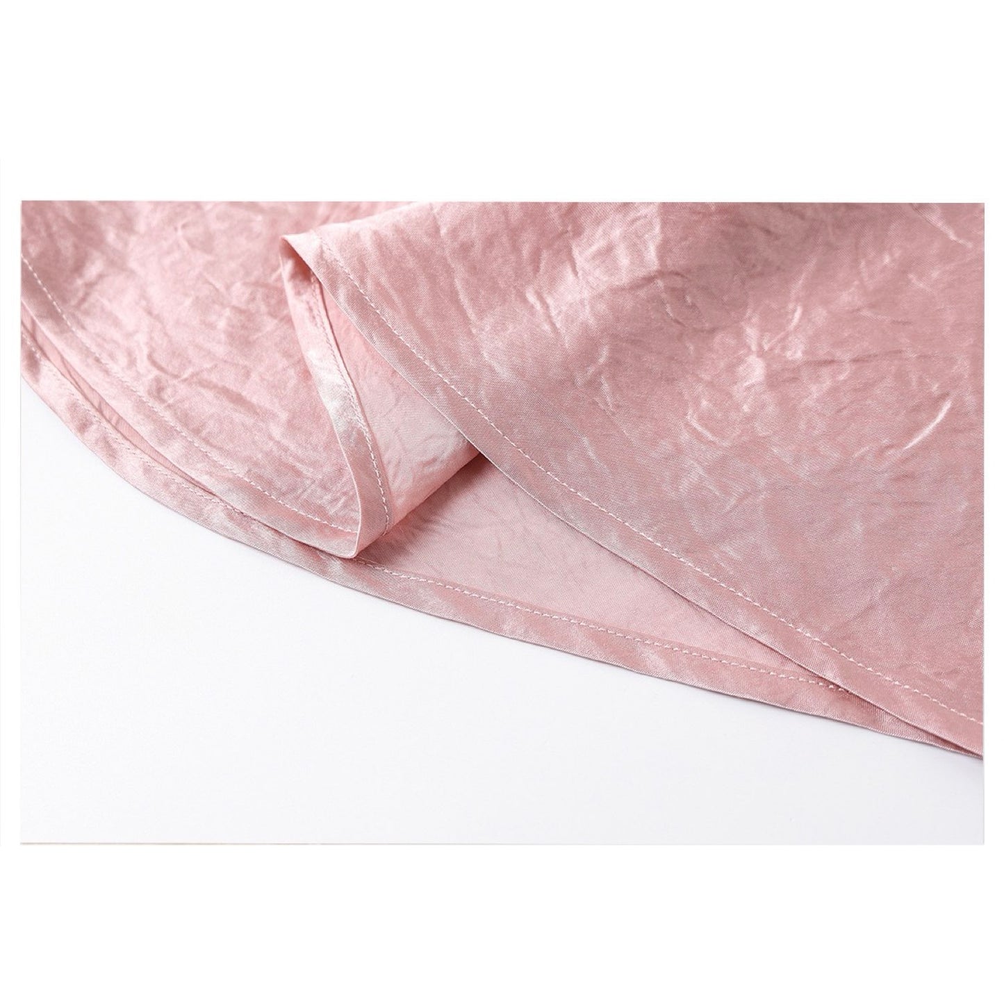 Slim-Fit Silk Pink Long Dress