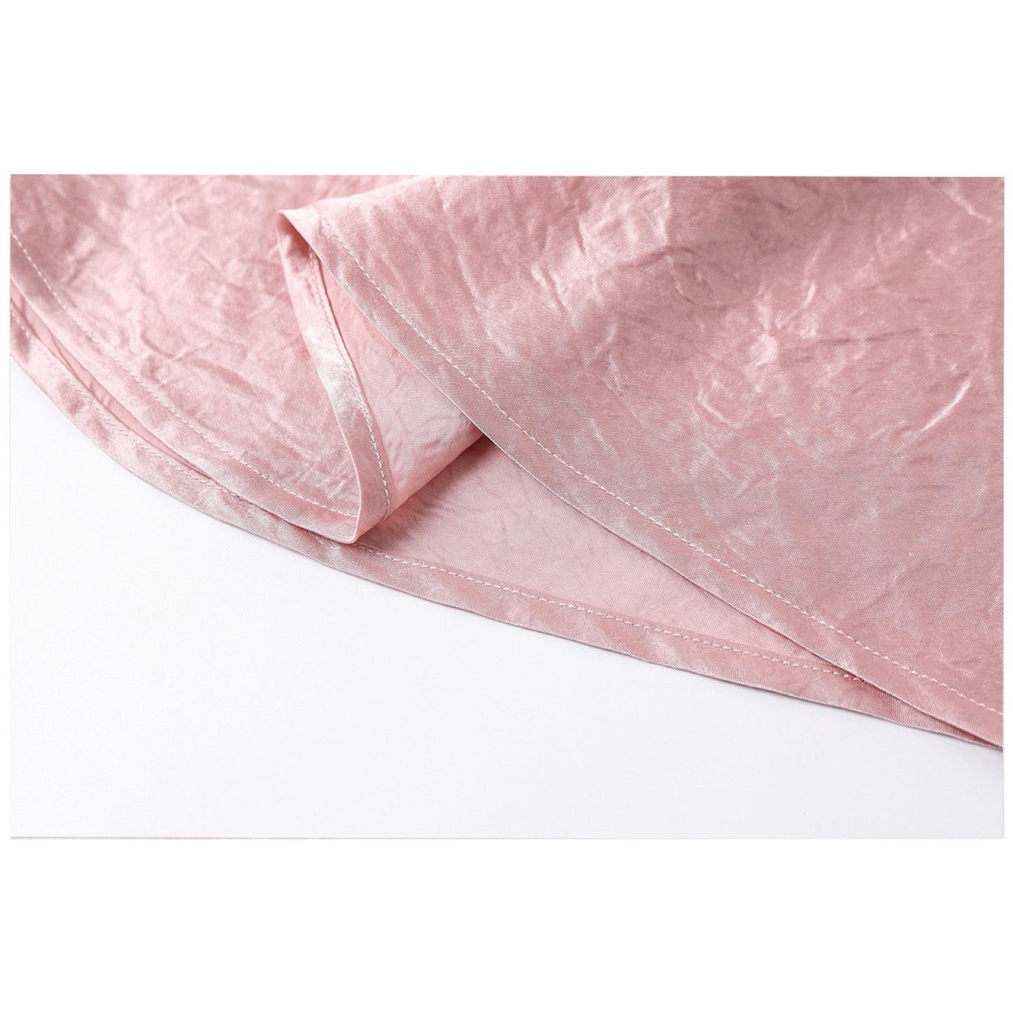 Slim-Fit Silk Pink Long Dress