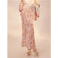 Embroidered Blush Pink Flowers Co Ord Set