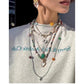 Natural Texture White Crystal Cloud Gold- plated Silver Earring