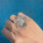 Topaz Diamond Ring Brooch Necklace Pendent