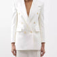 Elegant Mulberry Silk Suite Coat Top