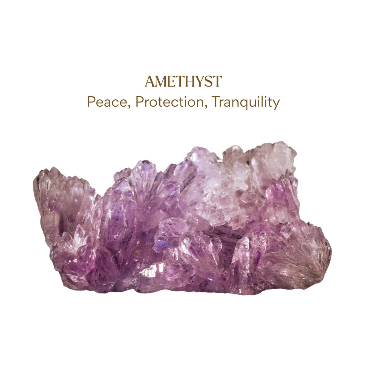 Elemental Birth Natural Amethyst Bracelet Adjustable