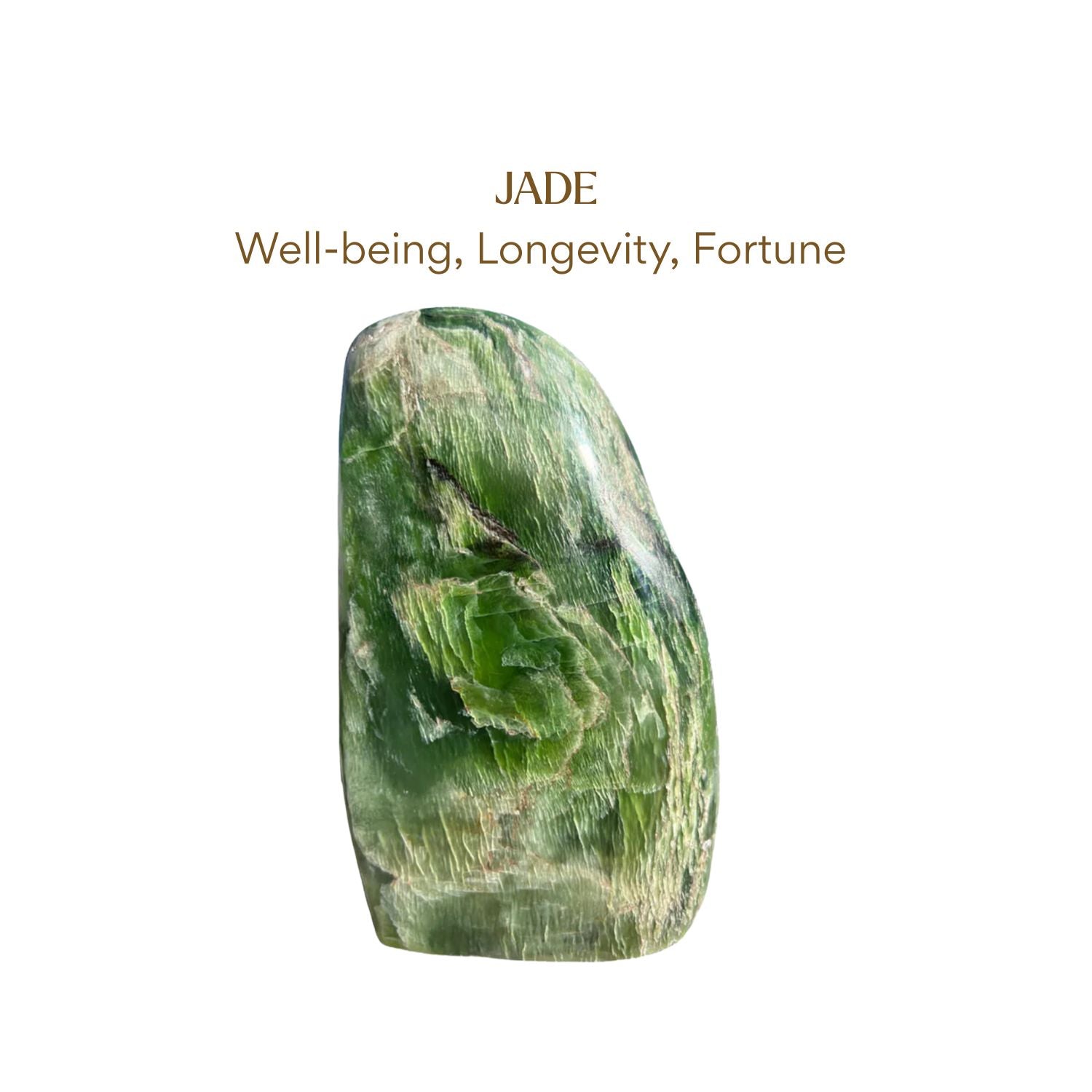 Elemental Birth Natural Jade Adjustable Bracelet